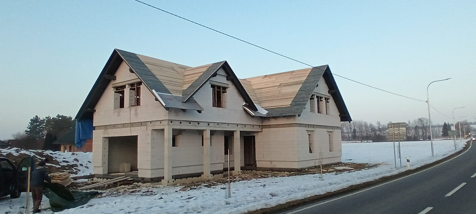 Ukázka tesařské práce 1 – krov, pergola nebo střecha