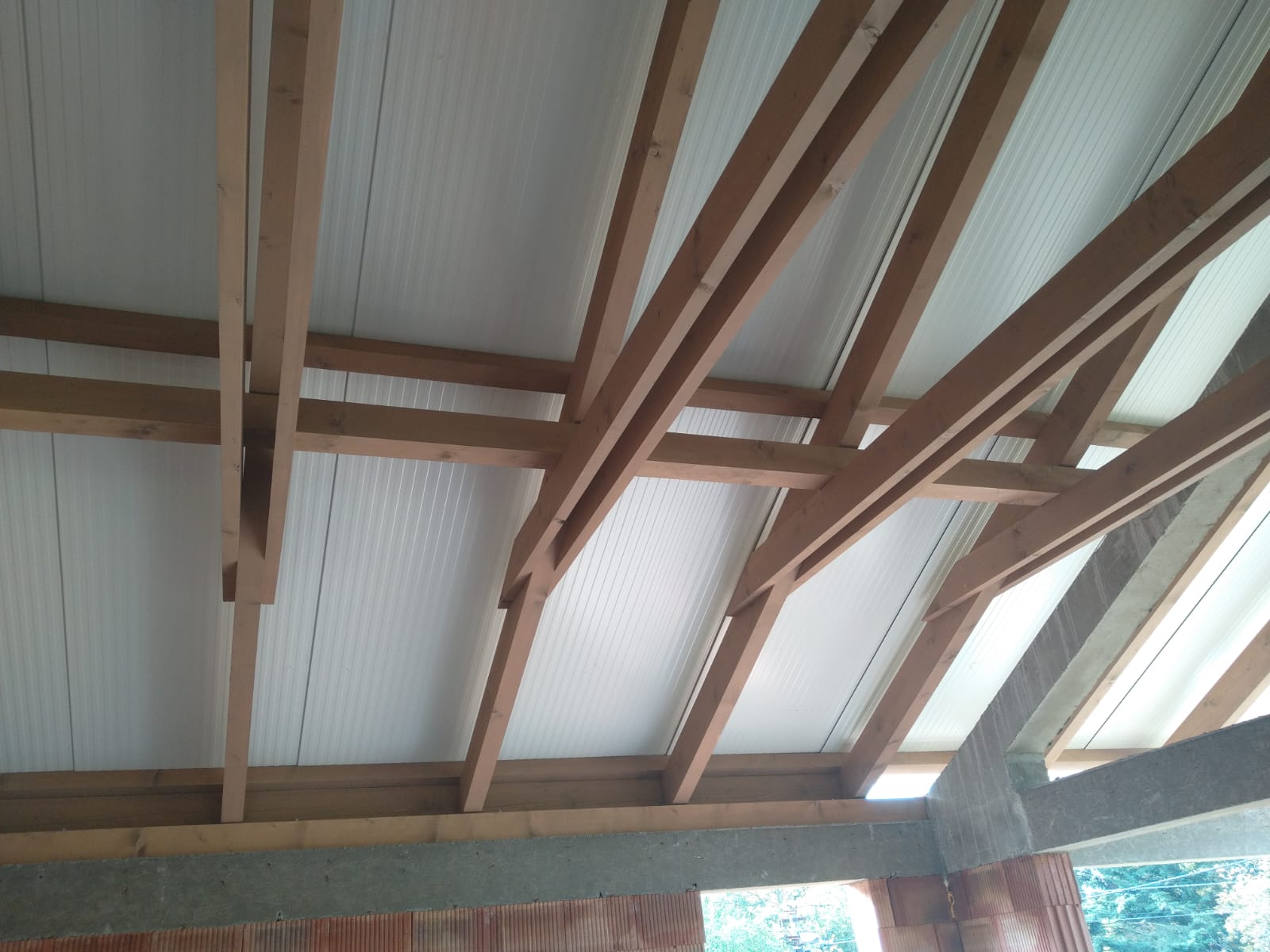 Ukázka tesařské práce 5 – krov, pergola nebo střecha