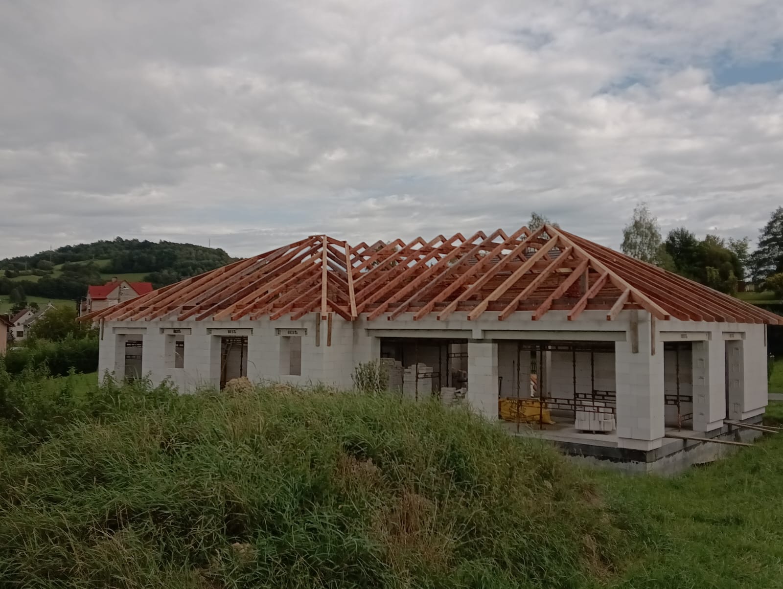 Tesařská realizace 1 – průběh stavby krovu