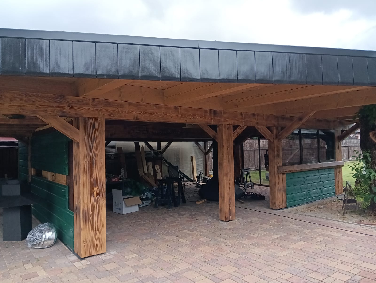 Ukázka tesařské práce 3 – krov, pergola nebo střecha